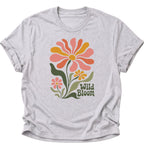 Wild Bloom T-Shirt Unisex T-Shirt Weiß - PINE & RIVER