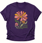 Wild Bloom T-Shirt Unisex T-Shirt Weiß - PINE & RIVER