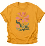 Wild Bloom T-Shirt Unisex T-Shirt Weiß - PINE & RIVER
