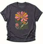 Wild Bloom T-Shirt Unisex T-Shirt Weiß - PINE & RIVER