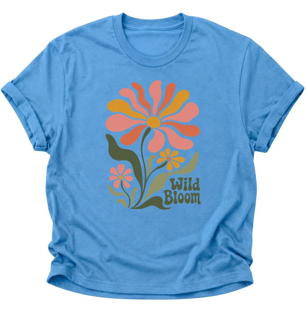 Wild Bloom T-Shirt Unisex T-Shirt Weiß - PINE & RIVER