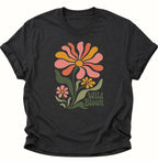 Wild Bloom T-Shirt Unisex T-Shirt Weiß - PINE & RIVER