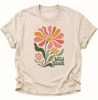Wild Bloom T-Shirt Unisex T-Shirt Weiß - PINE & RIVER