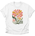 Wild Bloom T-Shirt Unisex T-Shirt Weiß - PINE & RIVER