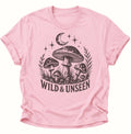 Wild & Unseen Pilze Unisex T-Shirt Light Pink - PINE & RIVER