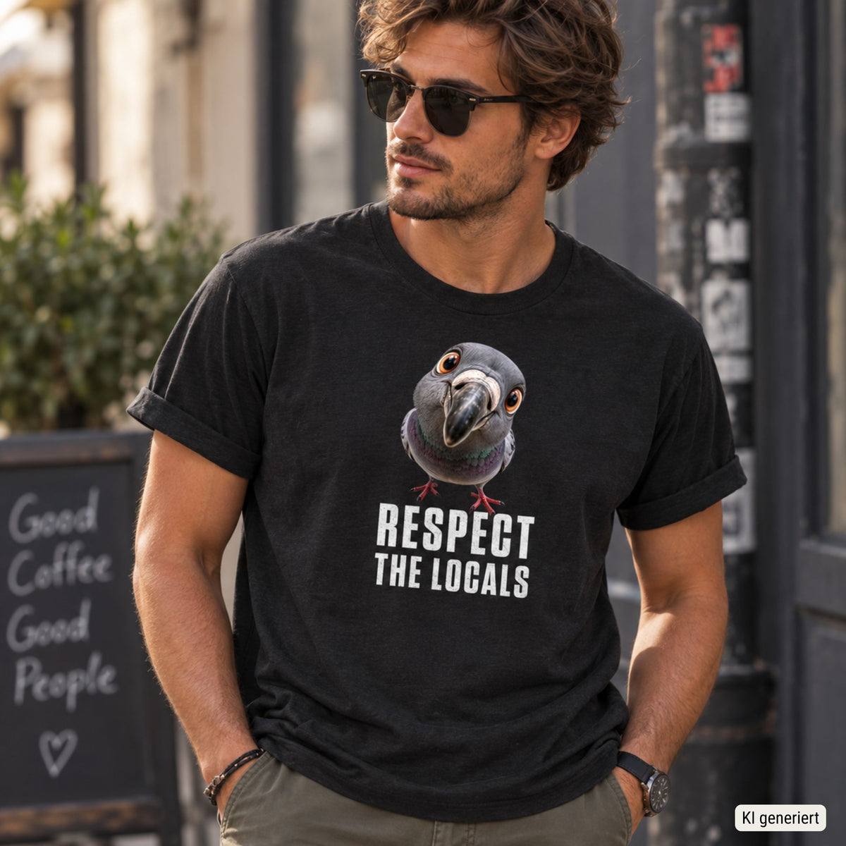 Respect The Locals Taube Unisex T-Shirt