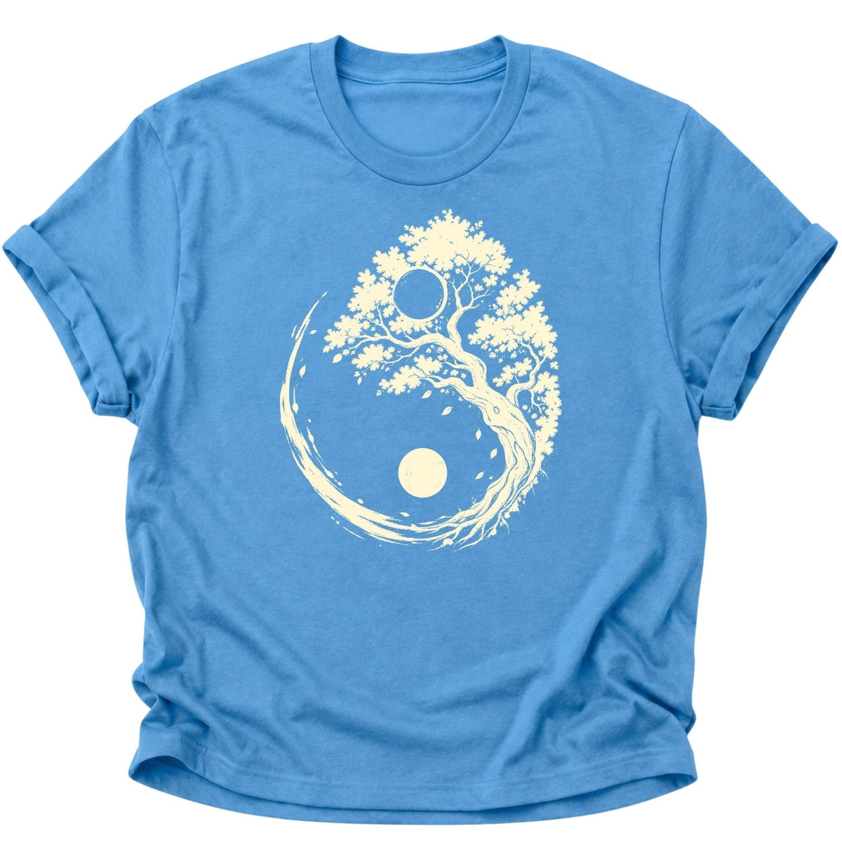 Yin Yang Baum Unisex T-Shirt Carolina Blue - PINE & RIVER